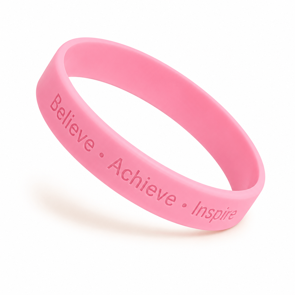 100pcs Custom Silicone Wristbands, Personalised Gift Set